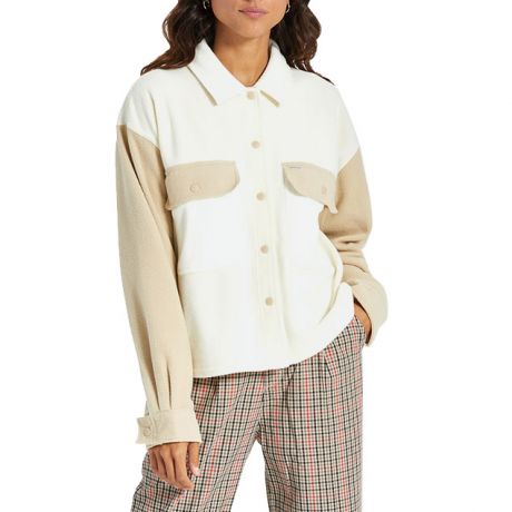 Brixton Womens Bowery Long Sleeve Arctic Stretch Flannel