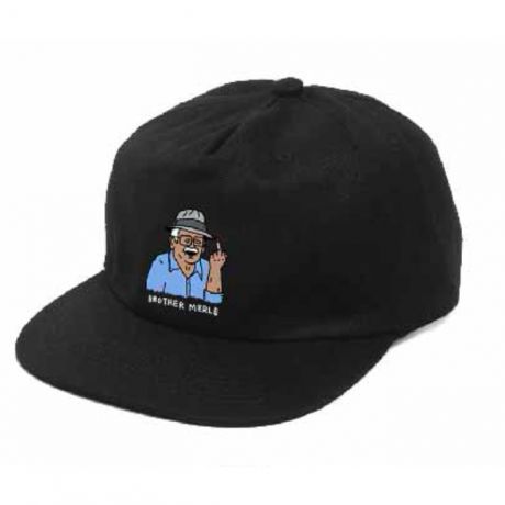 Brother Merle Flat Unstructured Hat - Hector Black