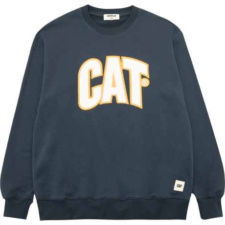 Cat Embroidery Logo Crew