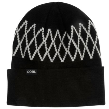 Coal The Uniform Lite Beanie - Black Diamond Stripe
