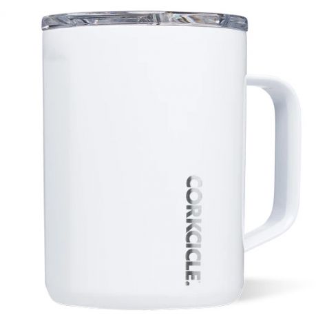 Corkcicle Mug 16oz - Gloss White 