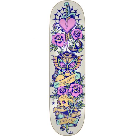 Santa Cruz Justin Sommer Tattooed Deck - 8.25"