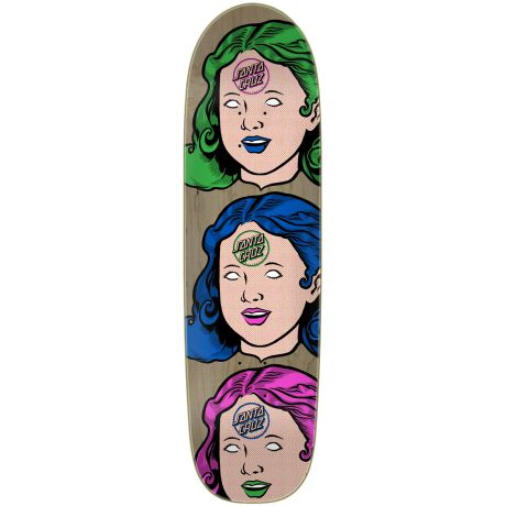 Santa Cruz Possessed Head FeelBase Shape  Deck- 8.5"