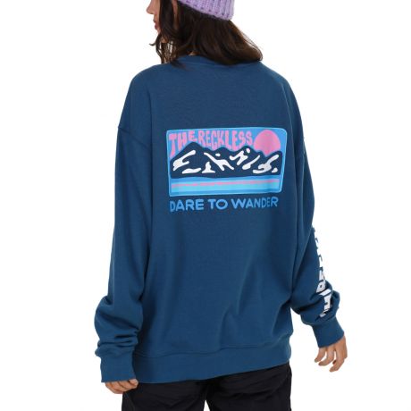 Notice The Reckless Dare To Wander Light Crewneck