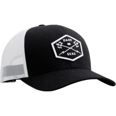 Dark Seas Progress Snapback - Black/White