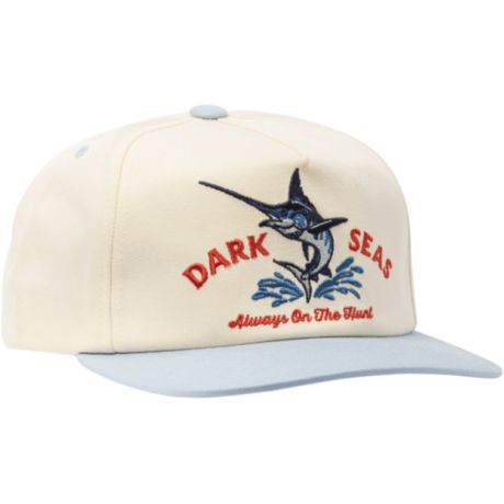 Dark Seas Vapor Snapback - White/Light Blue