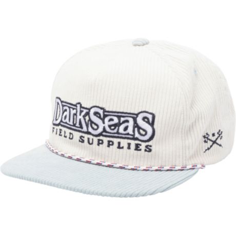 Dark Seas Supplier Snapback - Off-White/Aqua