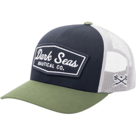 Dark Seas Winston Trucker - Navy/Olive