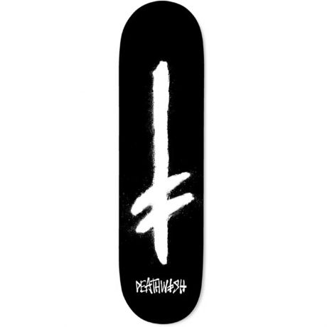 Deathwish Gang Spray Black/White Deck - 8.25"