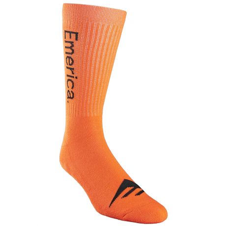 Emerica Pure Crew Sock O/S - Orange 