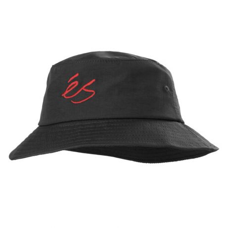 éS Script Bucket Hat - Black