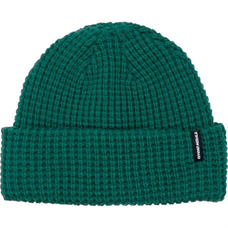 Beyond Medals Waffle Beanie - Green