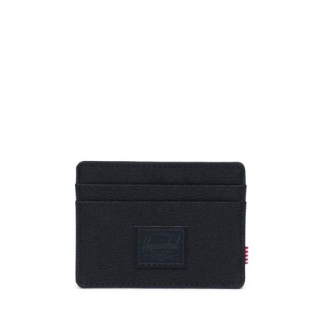 Herschel Charlie RFID Wallet - Black/ Black