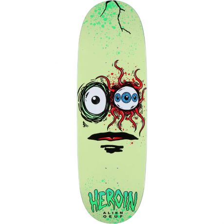 Heroin Skateboard Space Egg 3 Deck - 10.0"