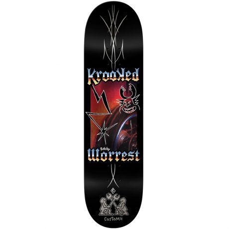 Krooked Worrest Chrome Zone Slick Twin Tail Deck - 8.38"
