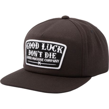 Loser Machine Don'T Die Snapback - Black OS