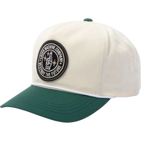 Loser Machine Hightop Snapback - White/Green OS