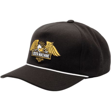 Loser Machine Wings High Profile Snapback - Black
