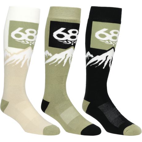 686 Snow Caps 3 Pack Socks