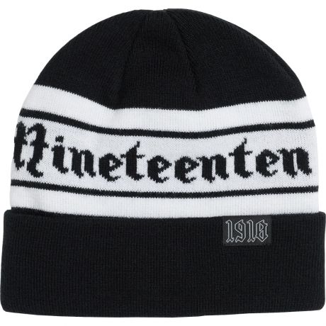 1910 Ironhorse Beanie - Black/White