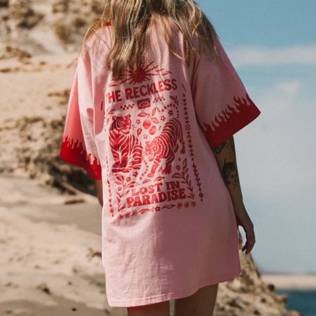 Notice The Reckless Lost In Paradise Tee Dress