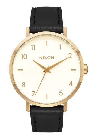 Nixon Arrow Leather - Gold / Cream / Black