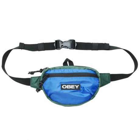 Obey Commuter Waist Pouch Bag - Blue Multi