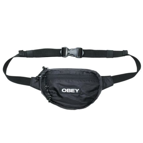 Obey Commuter Waist Pouch Bag - Black