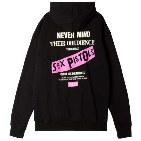 Obey Never Mind Obedience Pullover Hood
