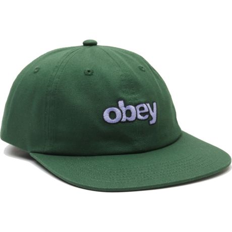 Obey Buzz Low Profile 6 Panel Snapback - Dark Cedar