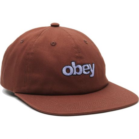 Obey Buzz Low Profile 6 Panel Snapback - Sepia