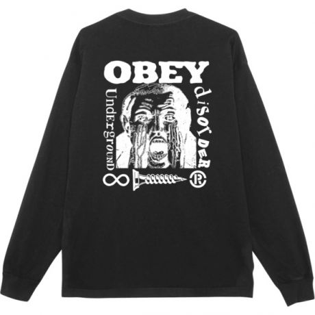 Obey Underground Disorder Long Sleeves Tee