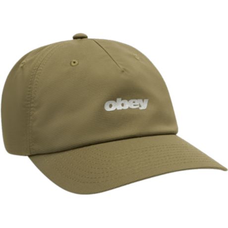 Obey Stride 5 Panel Strapback Casquette - Olive
