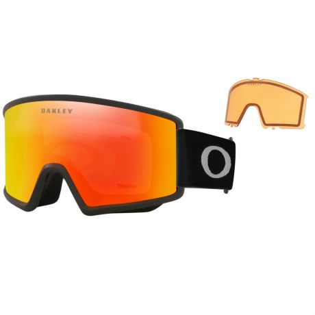 Oakley Target Line - Black [Fire Iridium + Persimmon]