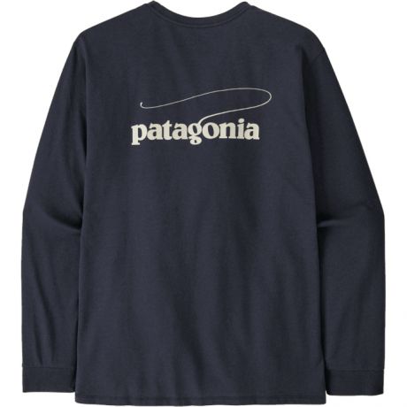 Patagonia Long Sleeves Casting Logo Responsibili-Tee