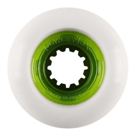 Powerflex Rock Candy Core Wheels 84B/70D/56mm - Clear/Green/White