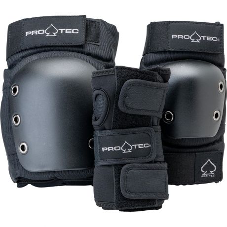Pro-Tec Street 3-Pack Pad Set - Black