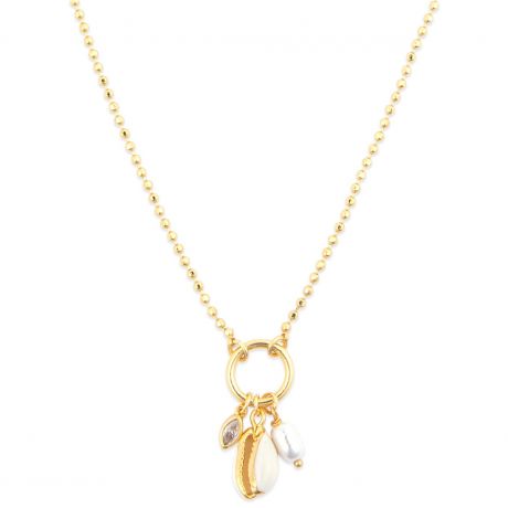 Pura Vida Zuma Charm Pendant Necklace - Gold