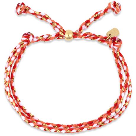 Pura Vida Friendship Cord Bracelet - Red