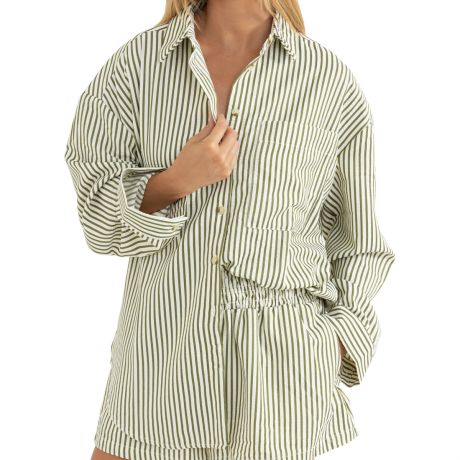Rhythm Wm Cove Stripe Shirt