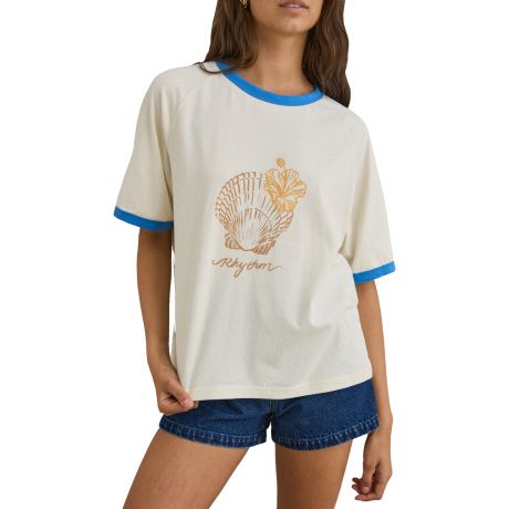 Rhythm Sunrise Seashell Ringer Tee