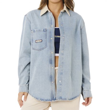 Rip Curl W Surf Side Relax Denim Shirt 