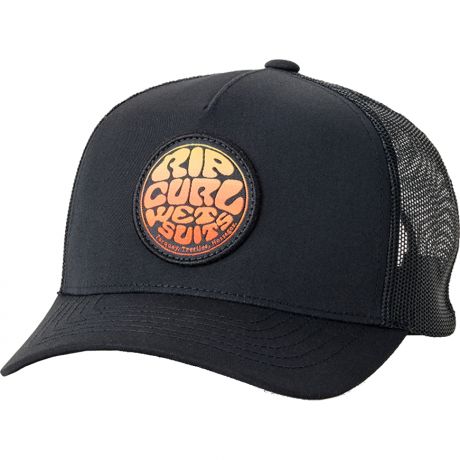 Rip Curl Jr. Wetsuit Icon Trucker Casquette - Washed Black