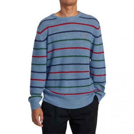 RVCA Yalla Stripe Crew Sweater