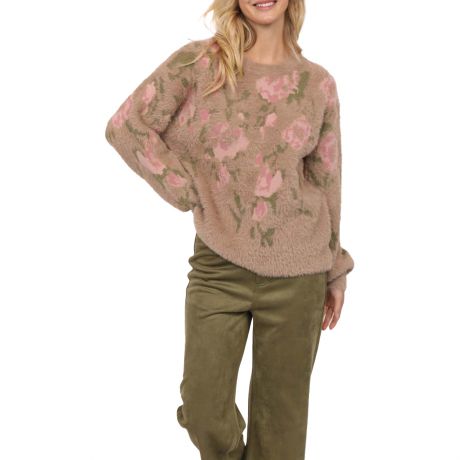 Sadie&Sage Camila Eyelash Yarn Jacq Sweater