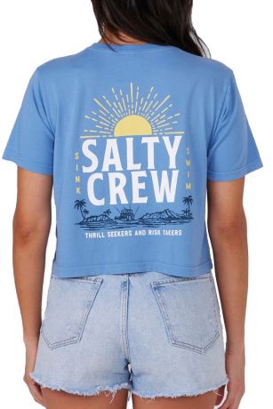 Salty Crew Wms Cruisin Crop Tee
