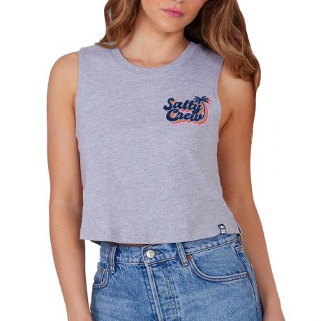 Salty Crew Wms Seventies Cropped Tank