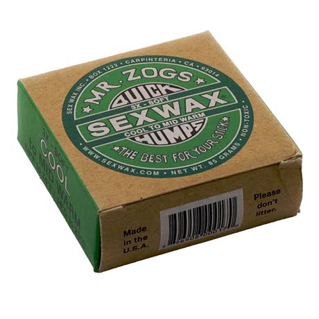Sexwax Green Label Surf Wax Cool to Mid Warm (14° to 23°)