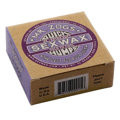 Sexwax Purple Label Surf Wax Cold to Cool (9° to 20°)