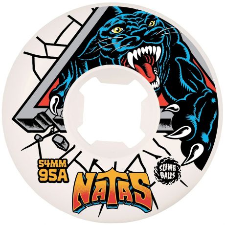 SlimeBalls Wheels Natas Reissue White Hardline 95A/54mm